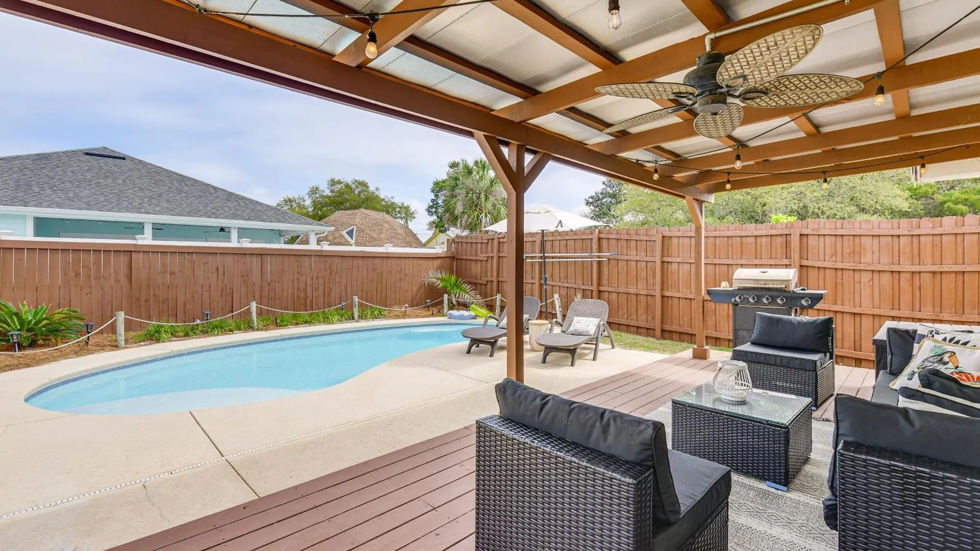 Panama City Beach Home With Private Pool And Gas Grill